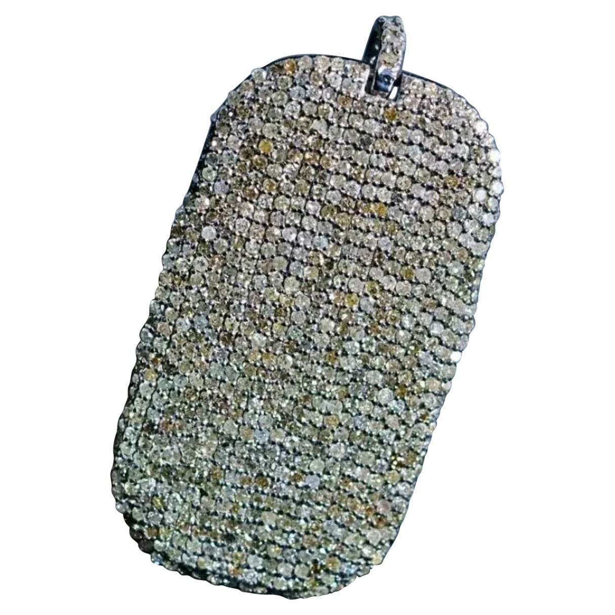 Ciondolo con diamante in argento 925 Gioielli con diamante Unisex Collana Design/One.