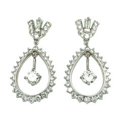 Diamond Pendant Earrings