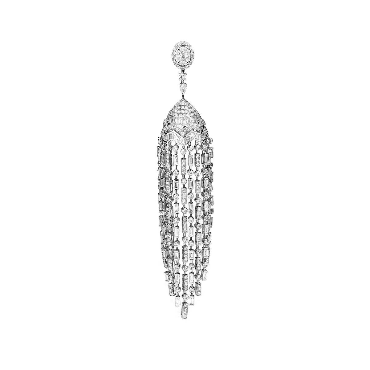 Marquise Cut Diamond Pendant For Sale