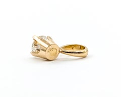 Diamant-Anhänger aus 14k Gelbgold