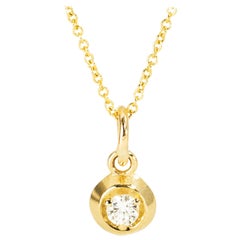 Collier pendentif cercle