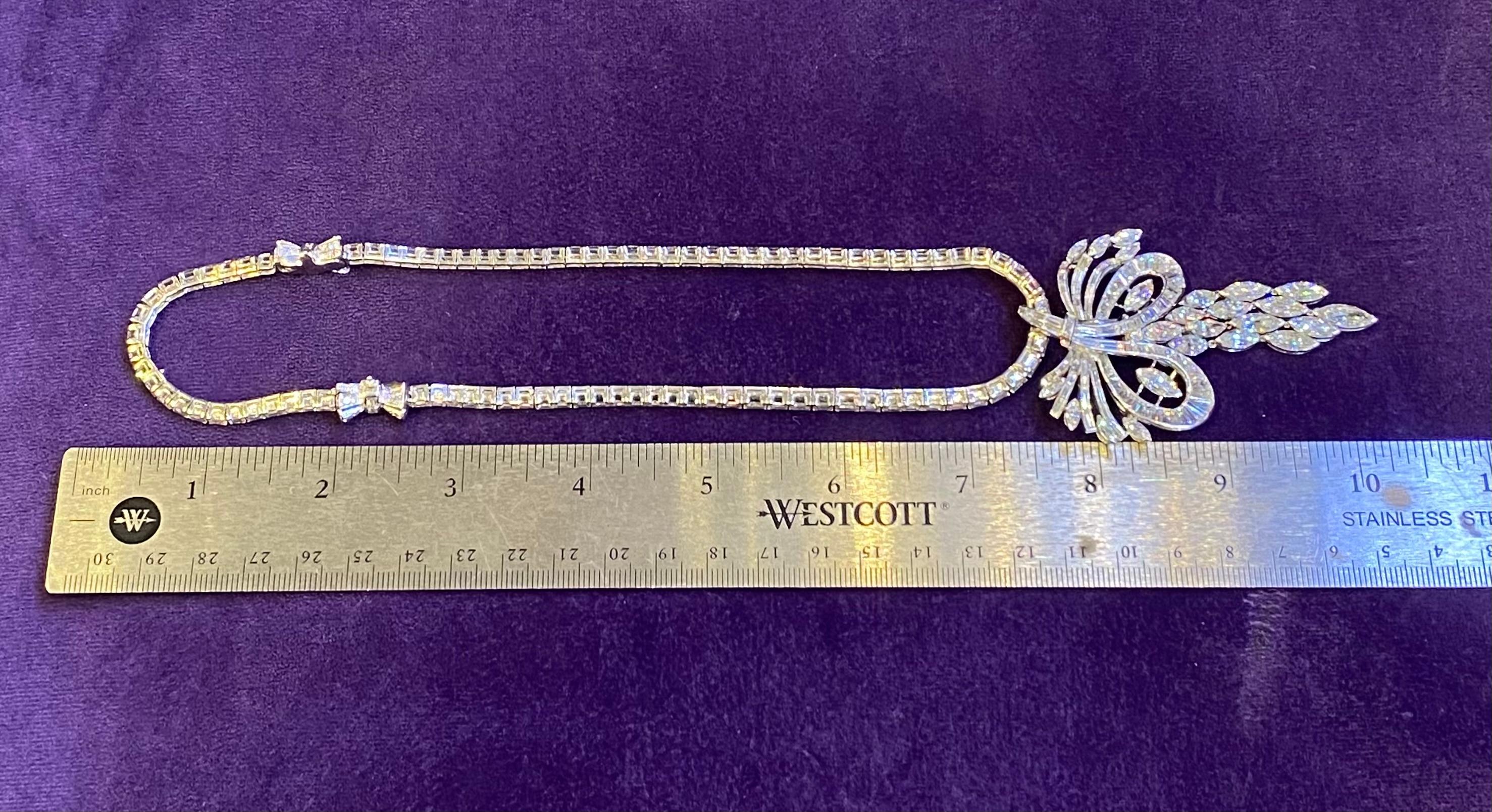 Collana con ciondolo di diamanti in vendita 6