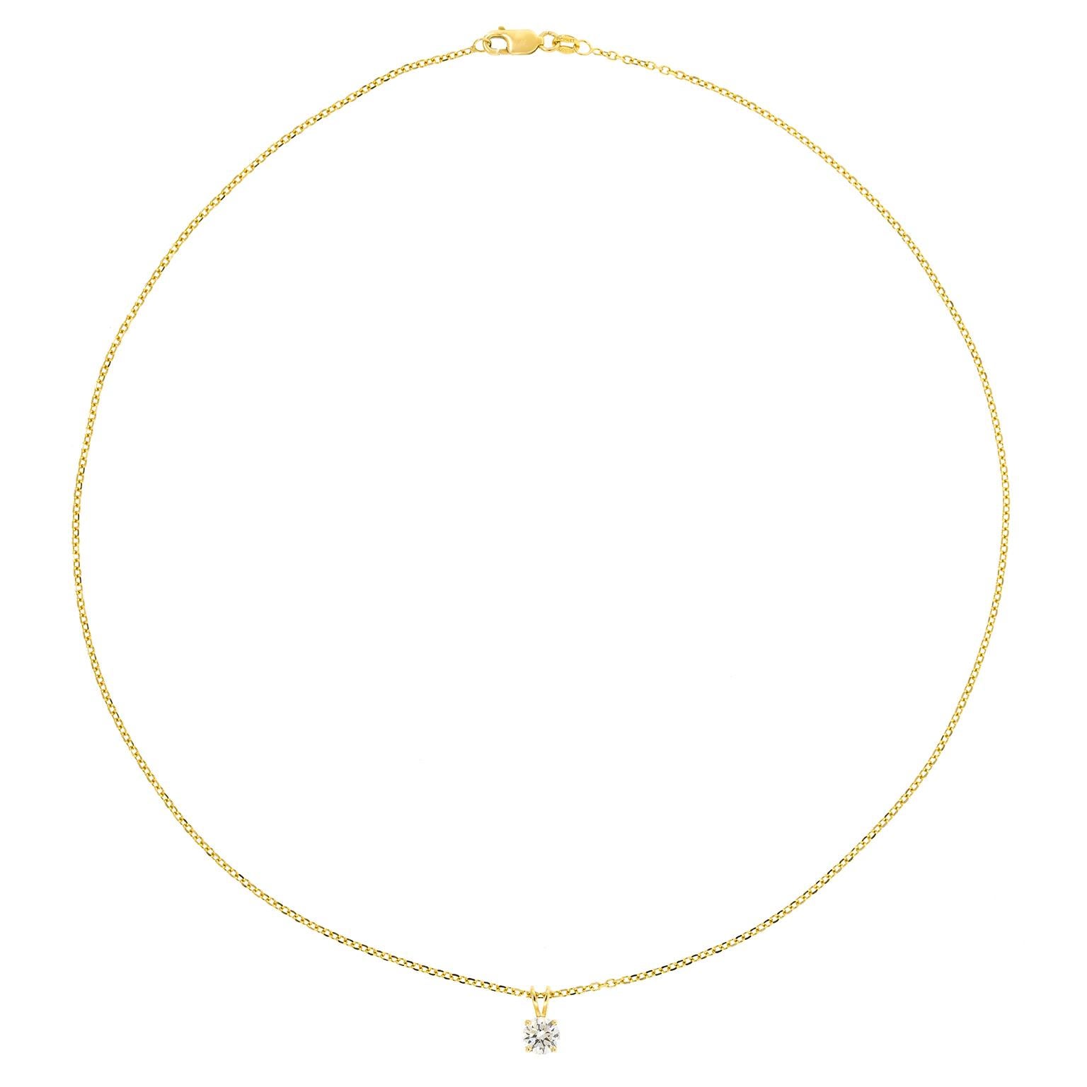 Taille ronde Collier à pendentifs en diamant en vente