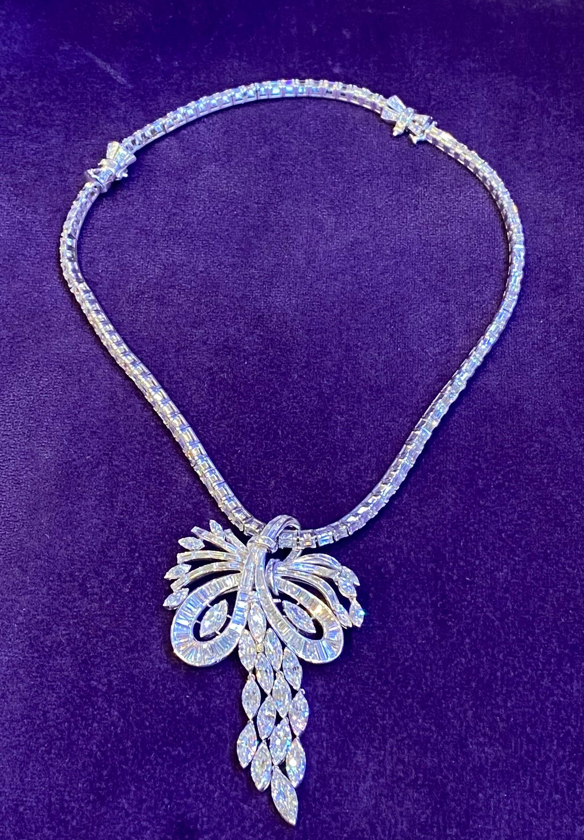 Diamond Pendant Necklace For Sale 1