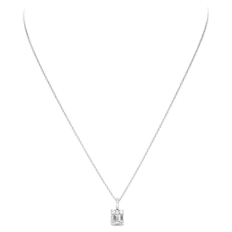 Diamond Bow Tassel Pendant Necklace at 1stDibs