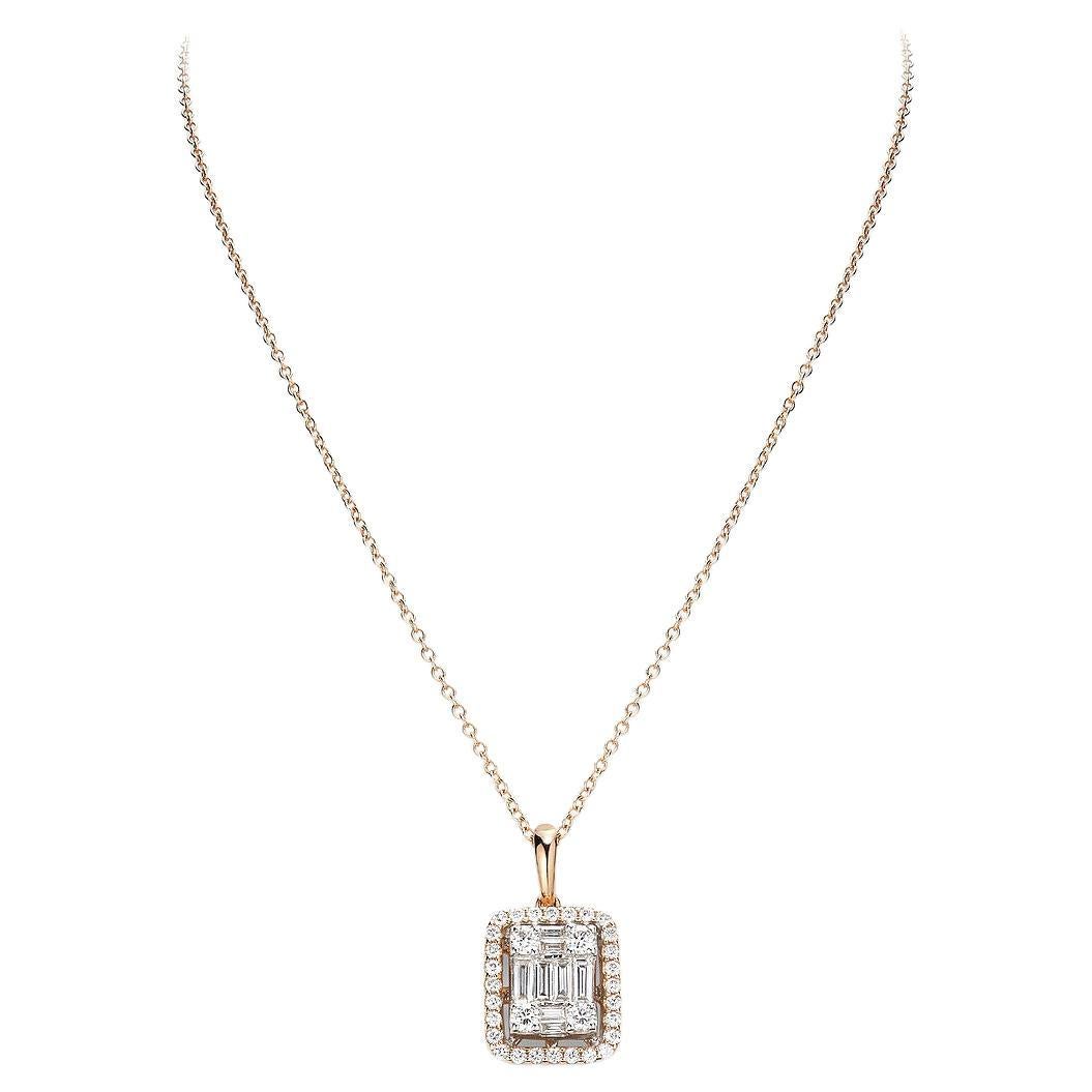 Champagnge Diamond Pendant Necklace For Sale (Free Shipping) at 1stDibs
