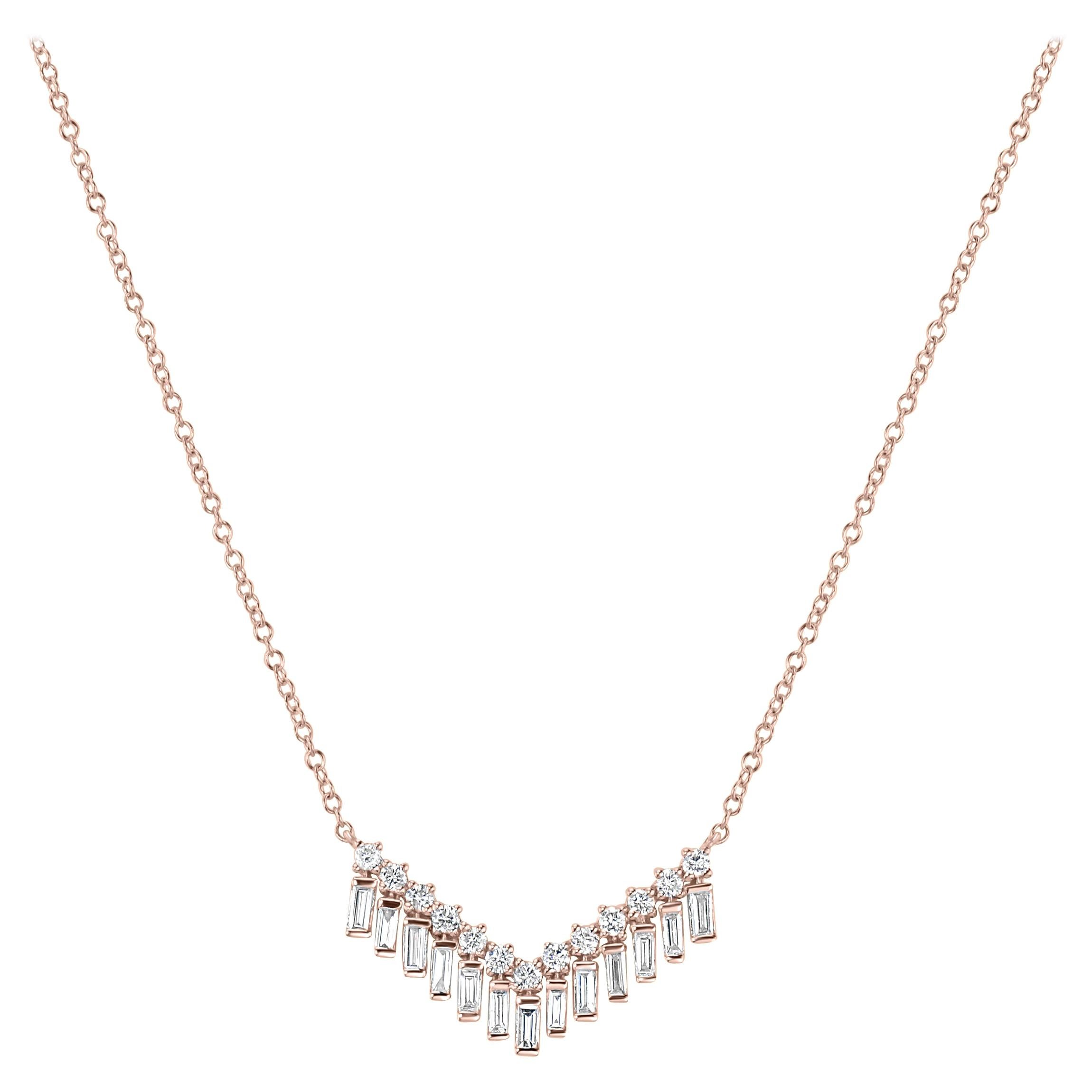 De Beers 18 Karat Rose Gold Diamond Hope Talisman Large Pendant Necklace For Sale at 1stDibs