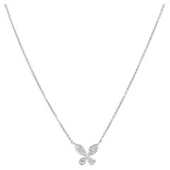 Diamond Pendant Necklace in 18k White Gold