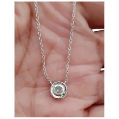 Used Diamond pendant pave diamond pendant 925 sterling silver polki diamond pendant.
