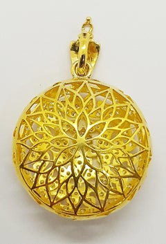 Diamond Pendant Set in 18 Karat Gold Settings