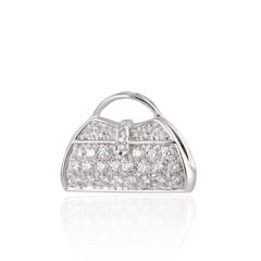Natural 0.89cts Diamond Pendent in 18k Gold