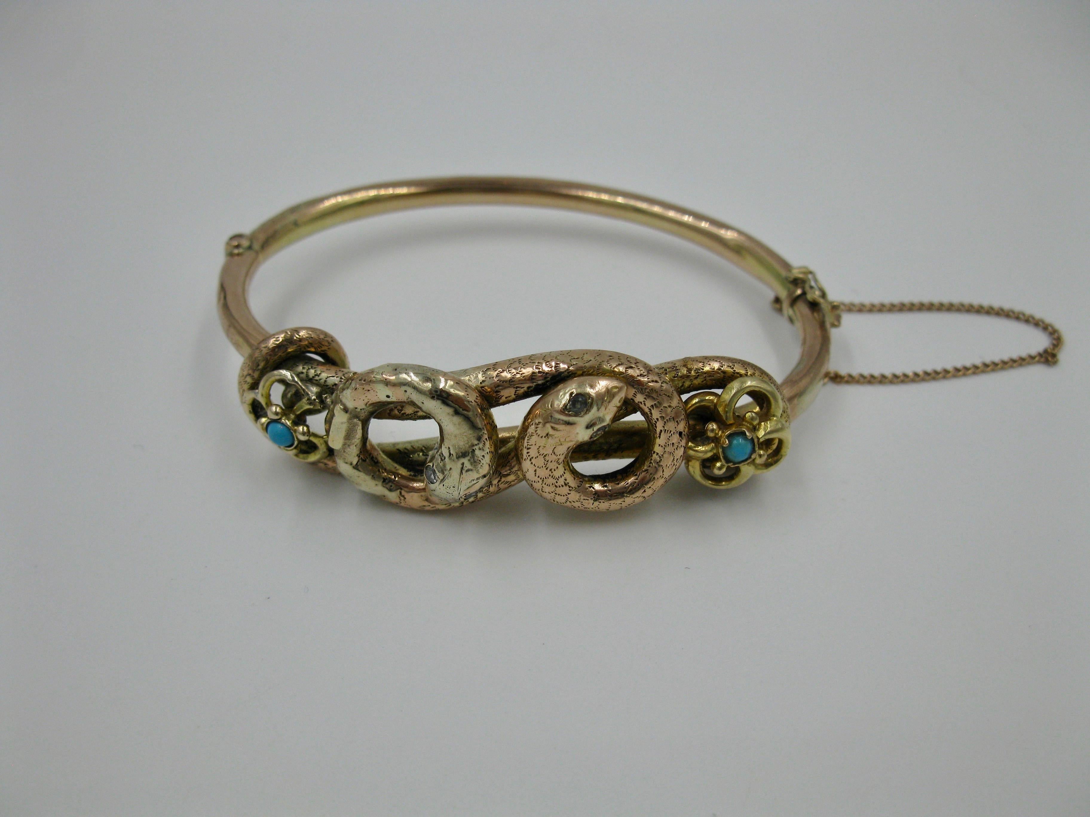 antique snake bracelet