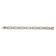 Bracciale in oro rosa con diamanti