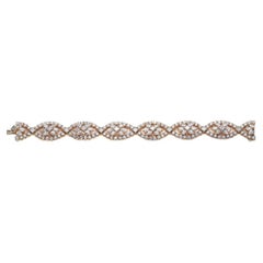 Diamond Pink Gold Bracelet