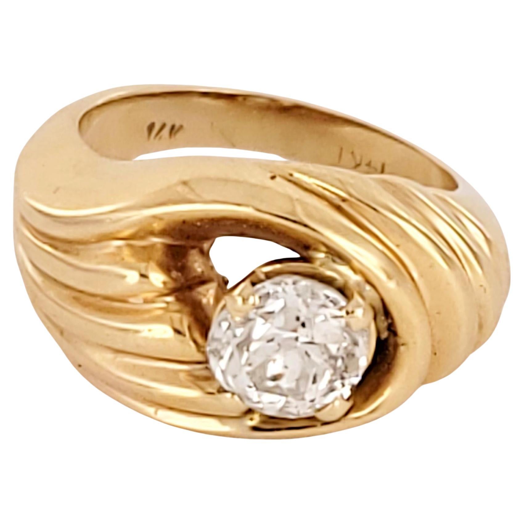 Diamond Pinky Ring! For Sale