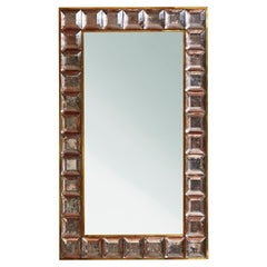 Diamond Pits Mirrors by Studio Glustin