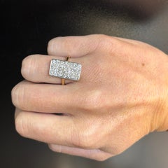 Diamond Plaque Ring