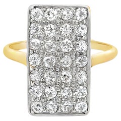 Diamond Plaque Ring