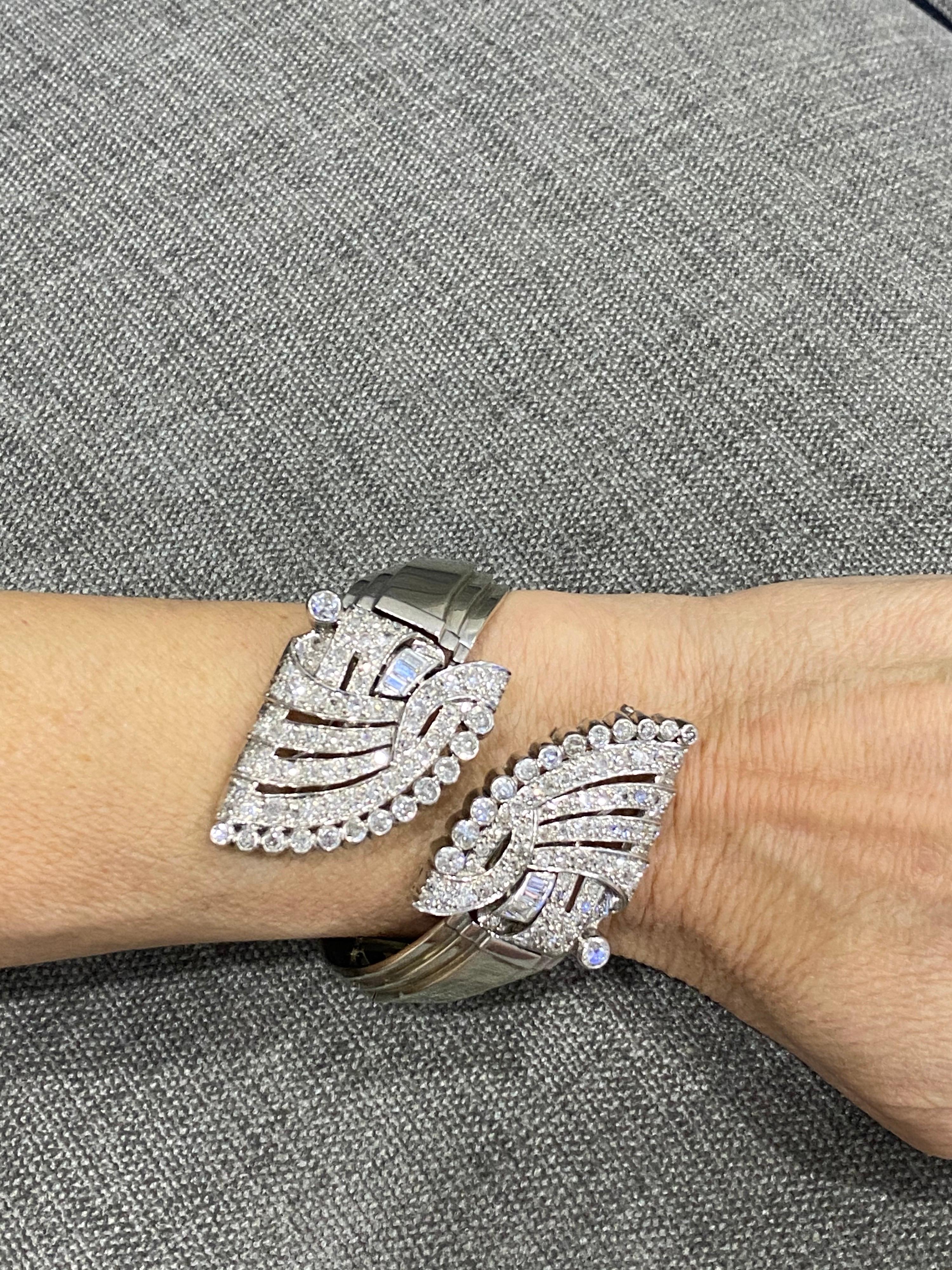 art deco cuff bracelet