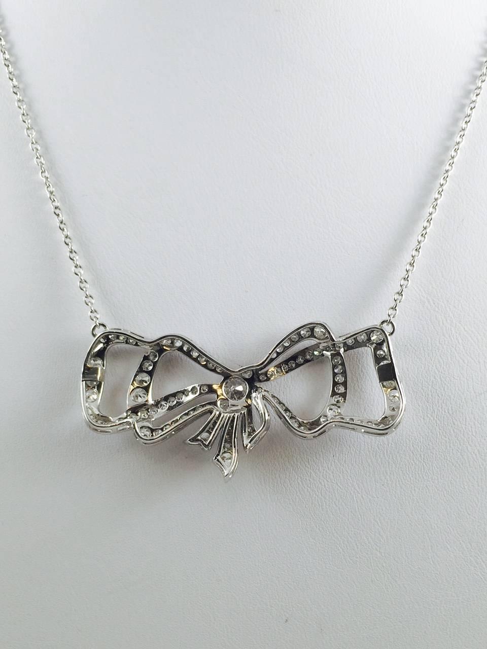 bow choker necklace