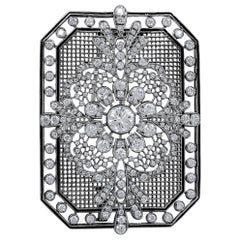 Tiffany & Co. Diamond Platinum Brooch