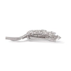 Diamond Platinum Brooch
