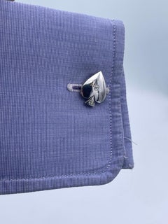 Diamond Platinum Card Suit Cufflinks