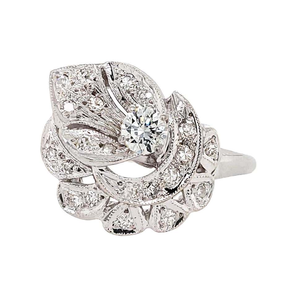 Cartier High Jewelry Platinum Diamond Cocktail Ring For Sale At 1stdibs Cartier Cocktail Ring