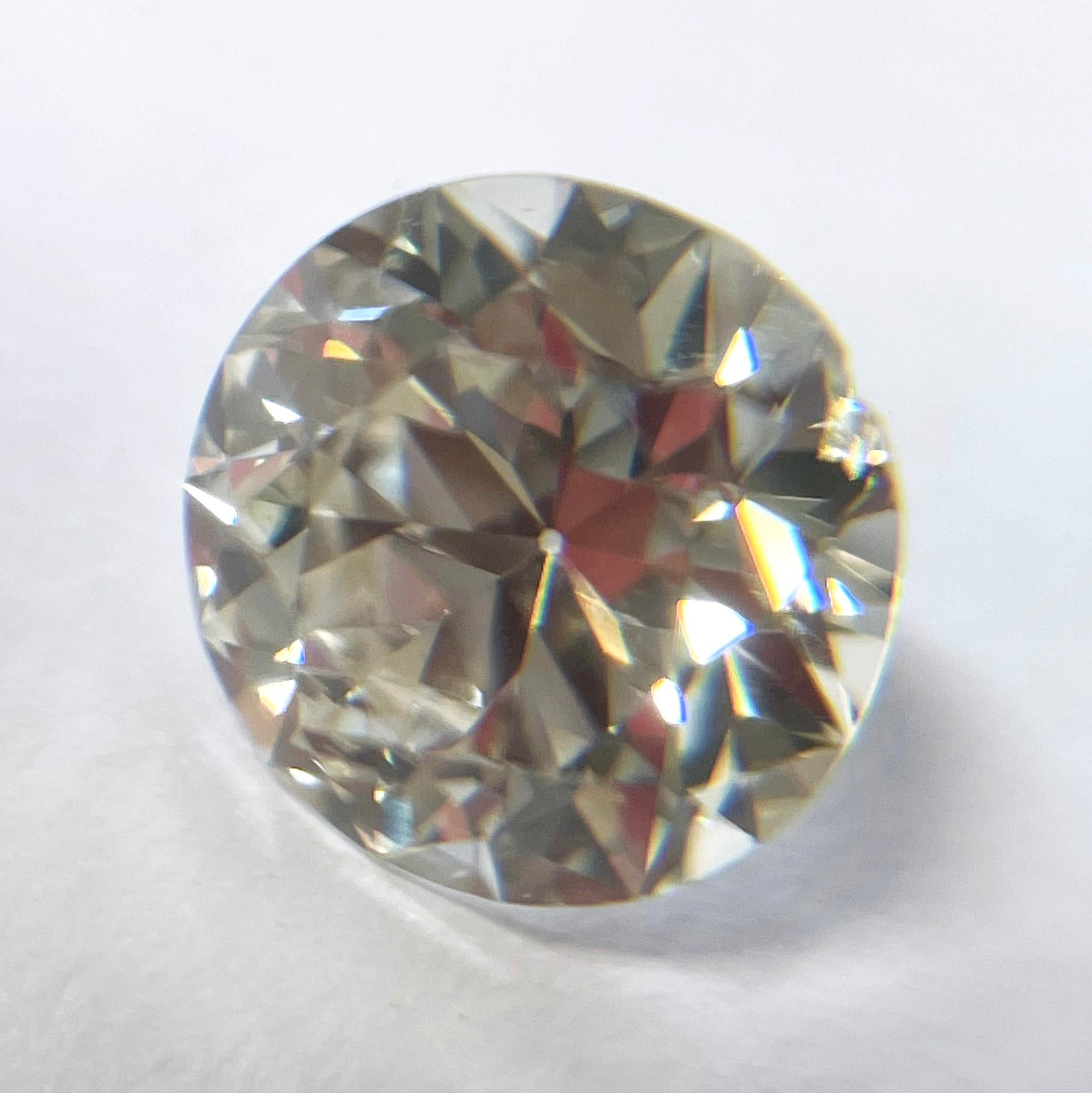 Diamond Platinum Engagement Ring For Sale 1