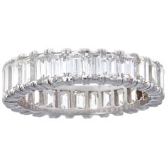 Diamond Platinum Eternity Band
