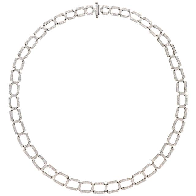 Solid platinum necklace Clearance