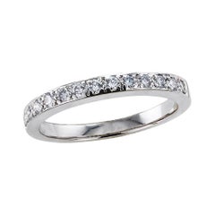 Diamond Platinum Half Eternity Ring