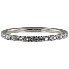 Diamond Platinum Harry Winston Eternity Ring Size 6