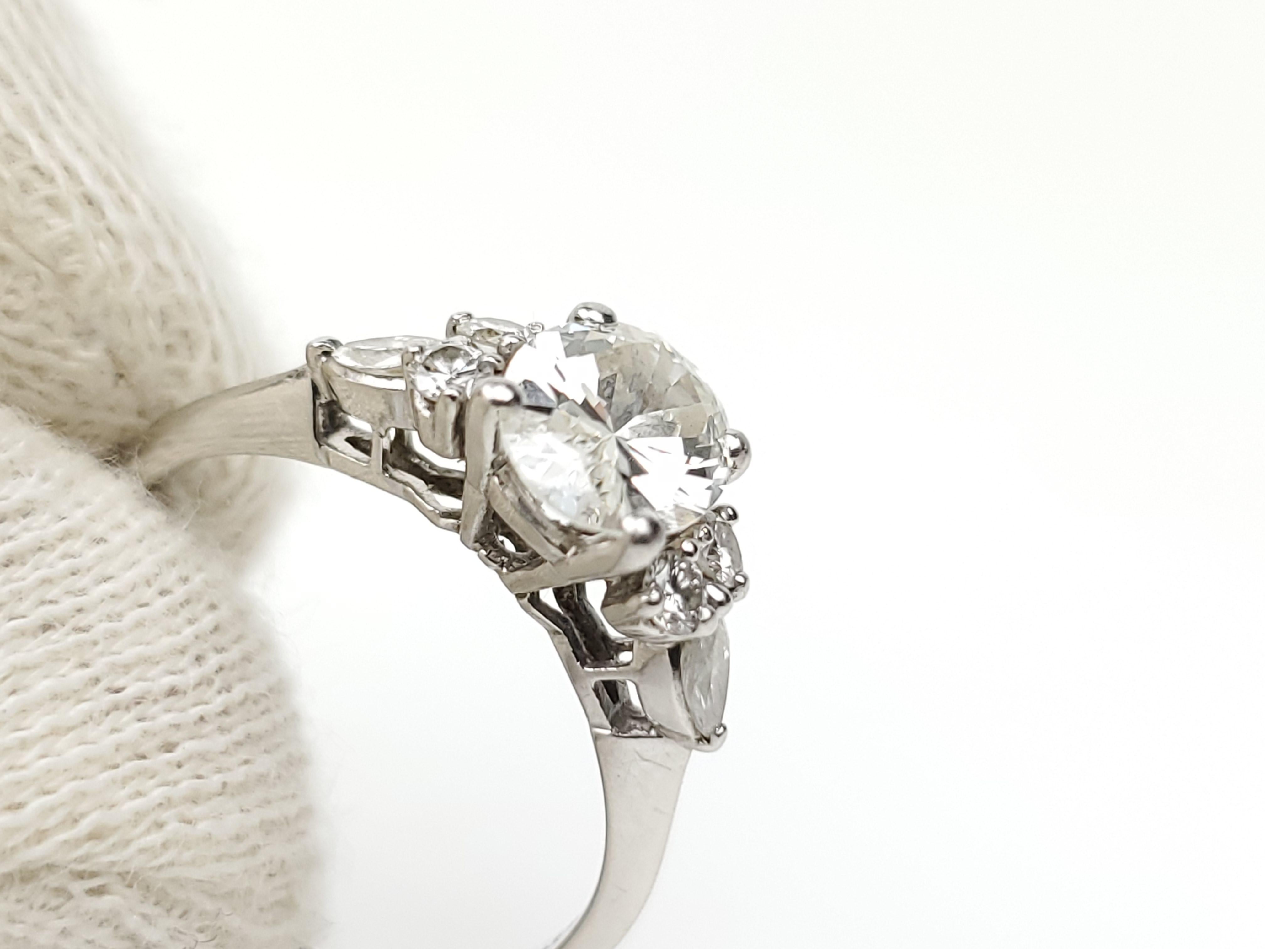 Men's Diamond Platinum Ladies Ring For Sale