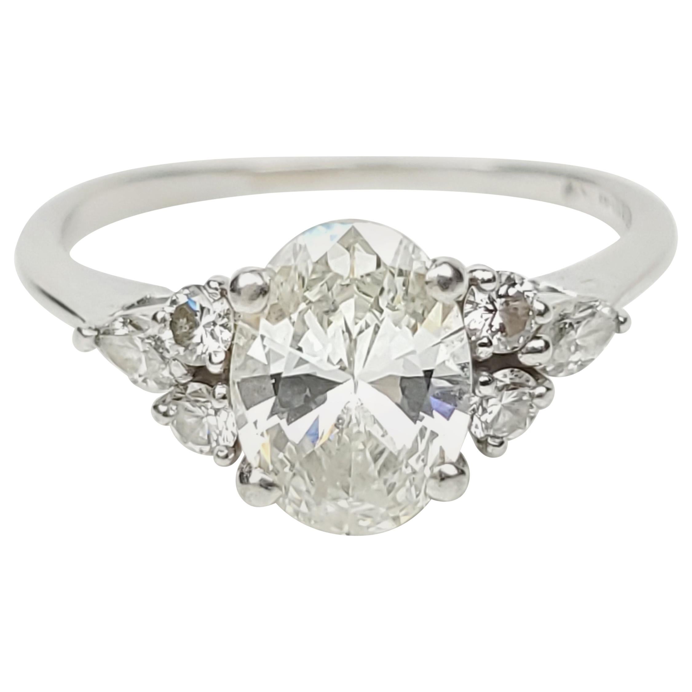 Diamond Platinum Ladies Ring For Sale