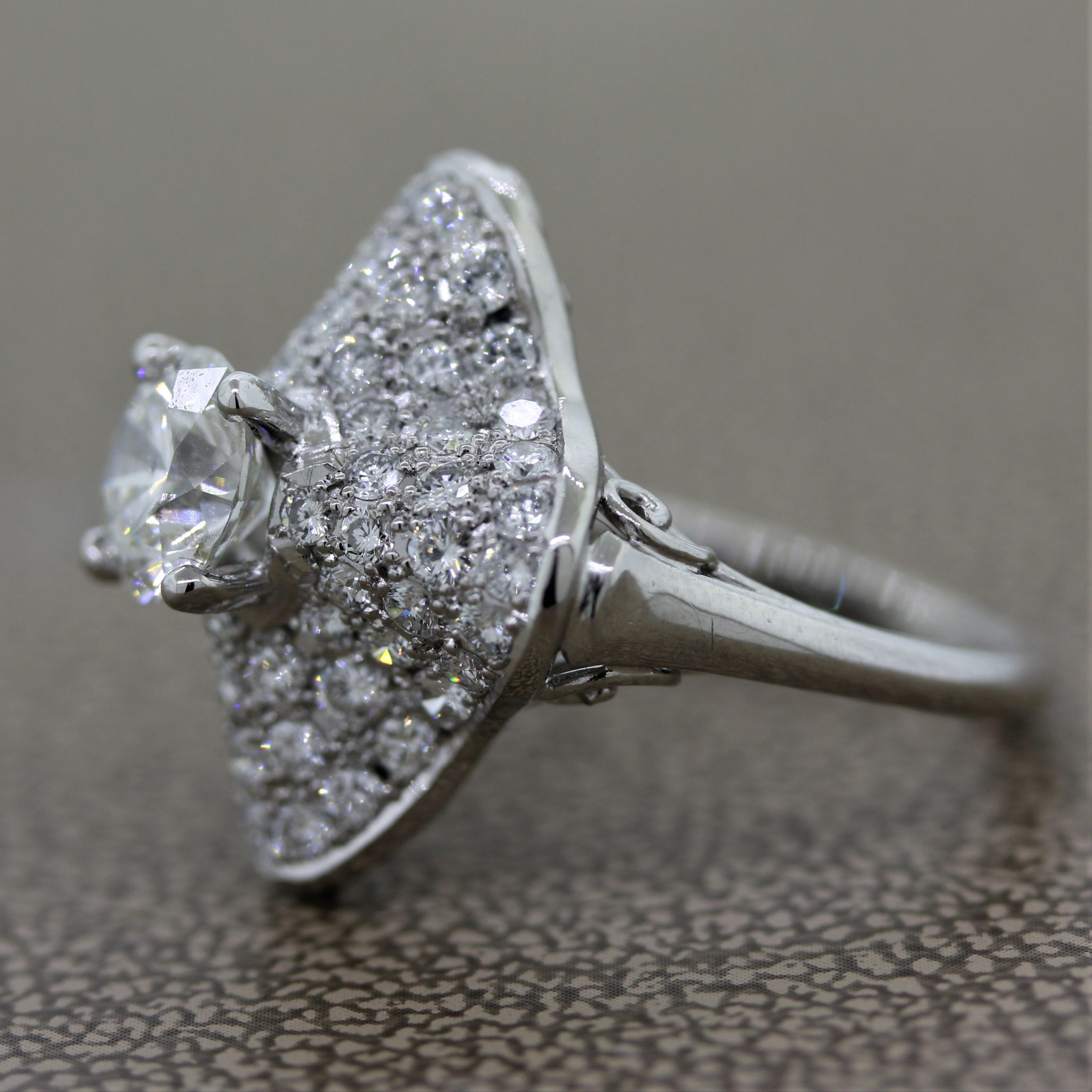 clover engagement ring