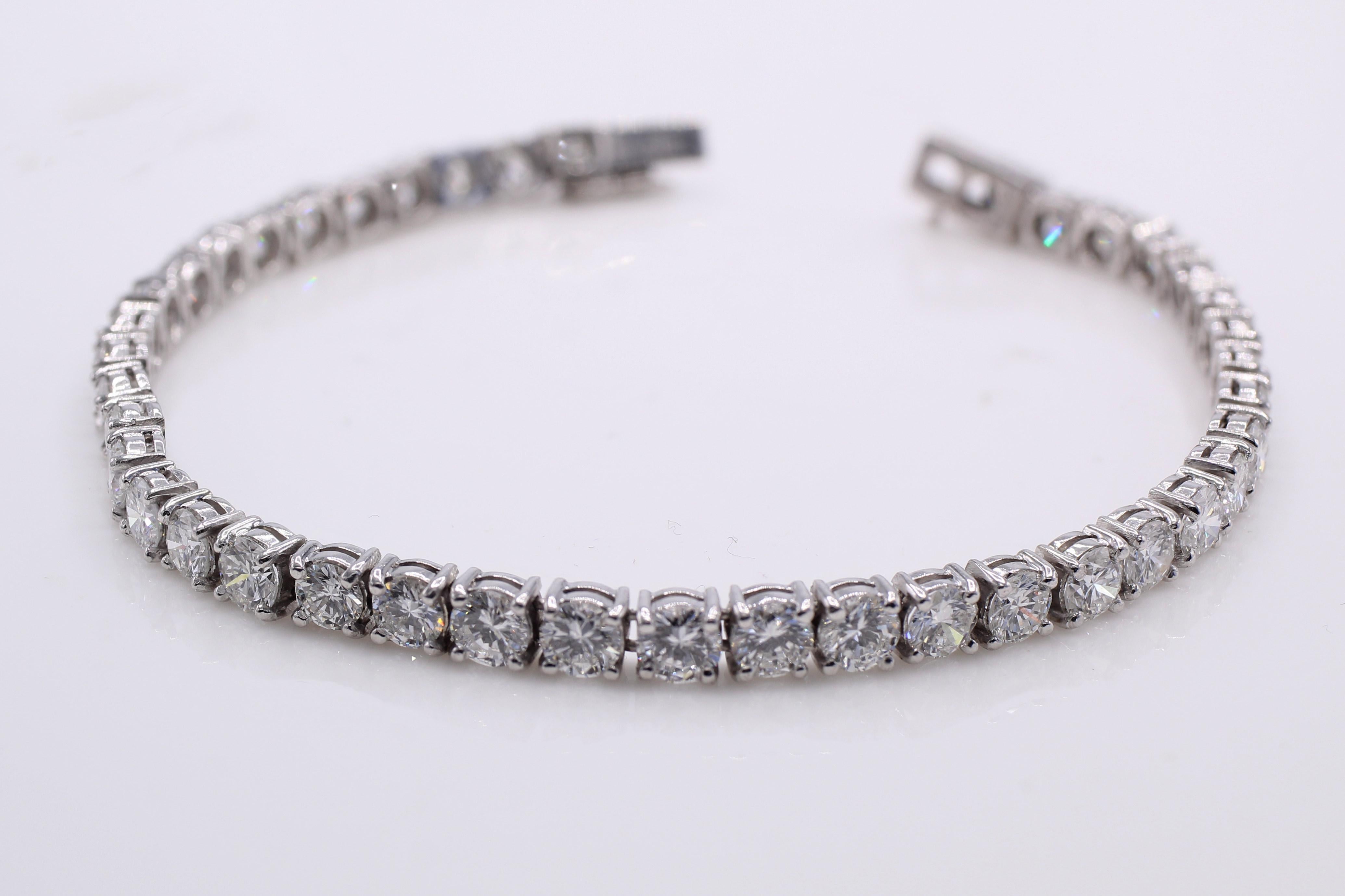 diamond platinum bracelets