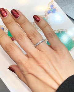 Diamond Platinum Wedding Band