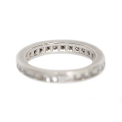 Diamond Platinum Wedding Band