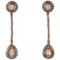 Diamond Polki Dangle Earrings