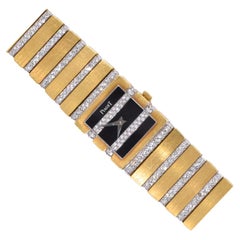 Diamond 'Polo' Wristwatch, Piaget 18 kt., quartz