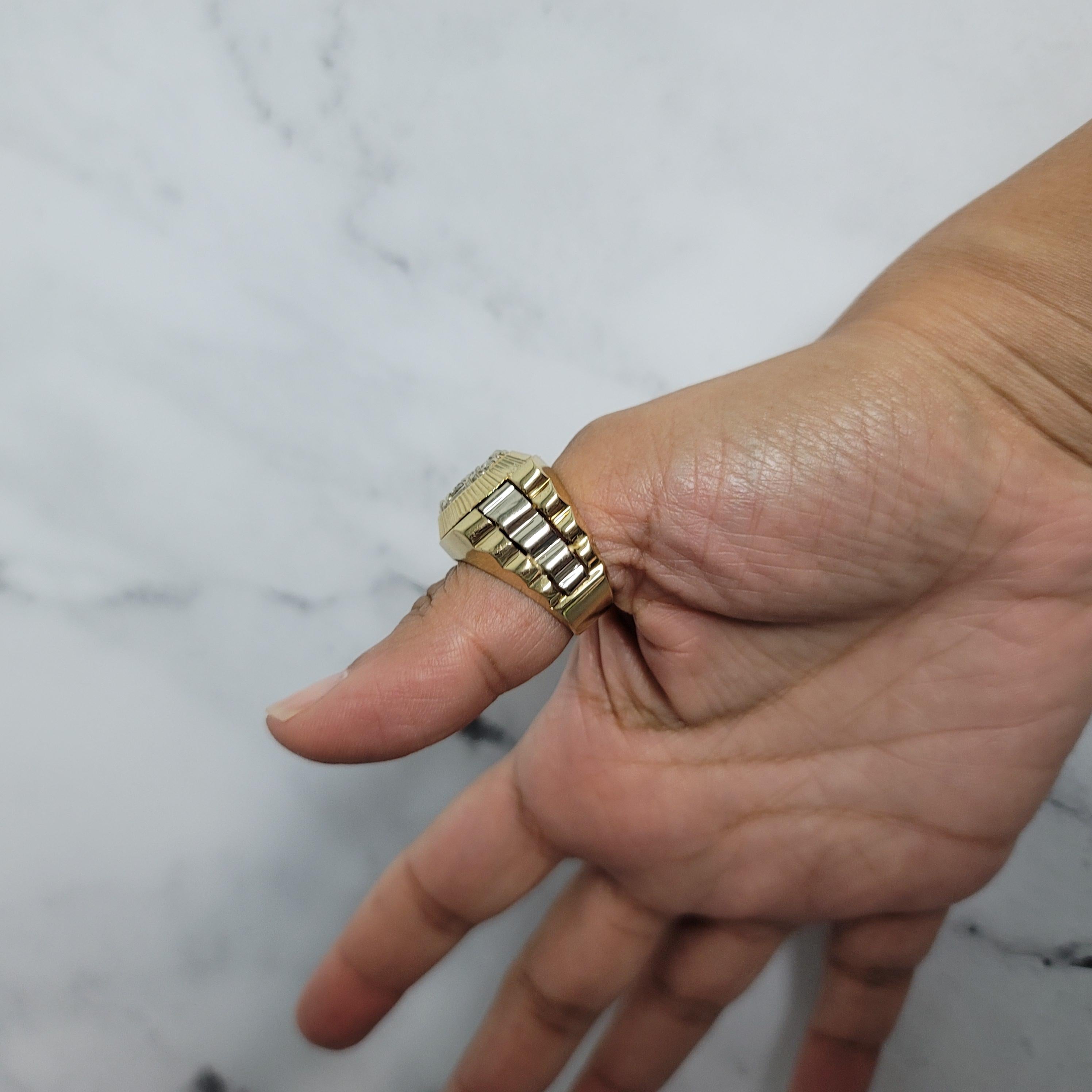 rolex diamond rings