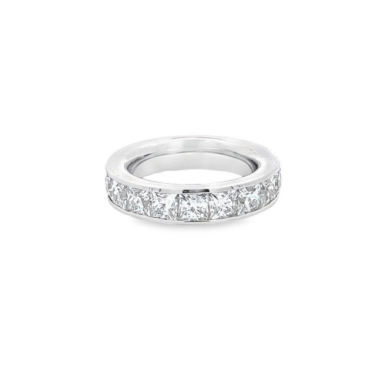 Diamond Princes B and 3.42ct White Gold 14K H/VS For Sale 1