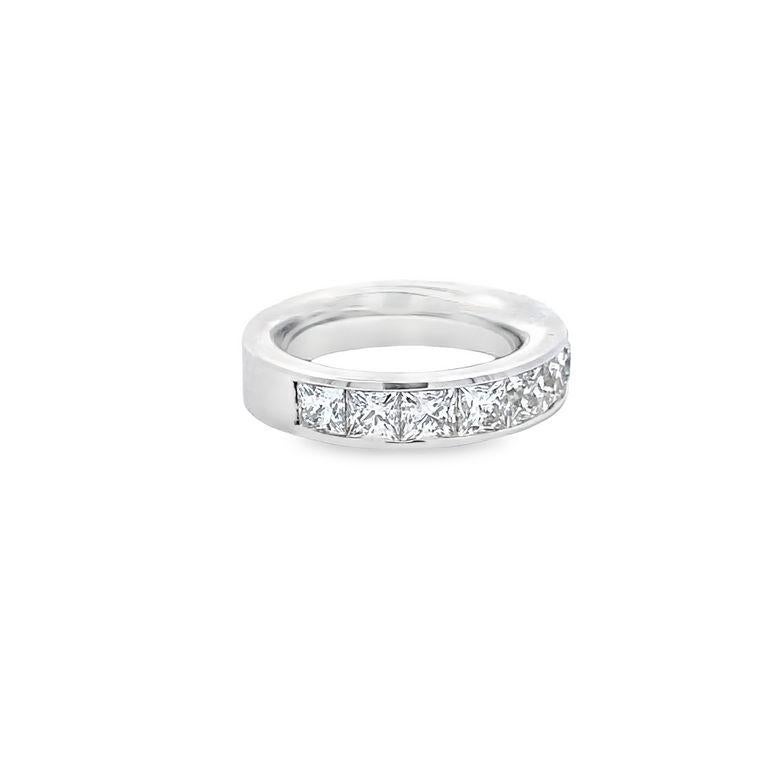 Diamond Princes B and 3.42ct White Gold 14K H/VS For Sale 2