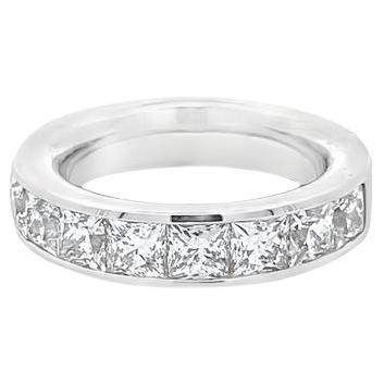 Diamond Princes B and 3.42ct White Gold 14K H/VS For Sale