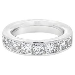 Diamond Princes B and 3.42ct White Gold 14K H/VS