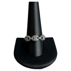 Anello con diamante a soffietto in oro giallo 14kt - diamanti GH SI2-I1 da 0,53 carati, misura 10, nuovo
