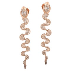 KOENIG Diamond Rattle Snake Earrings