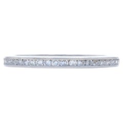 Diamond Retro Eternity Wedding Band 18" 950 Single .64ctw Ring