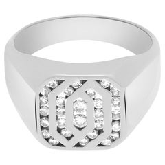 Diamond Ring, '0.35 Carat' in 14k White Gold